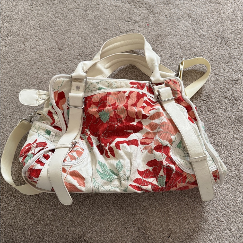 Lululemon Athletica Bloom Floral Canvas Gym Bag